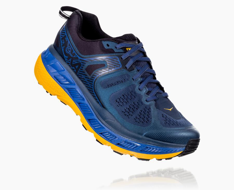 Hoka One One Stinson Atr 5 Trailskor Herr - Marinblå - IHQVE-0436